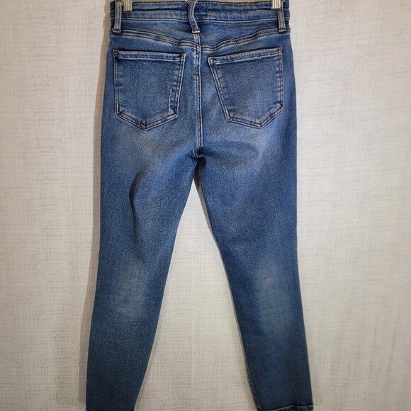 Kut From The Kloth Jeans Womens 2 Blue Catherine High Rise Ankle Straight Denim - Picture 2 of 10